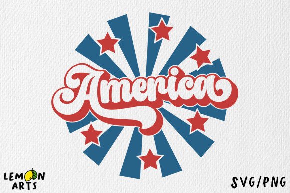 America Retro PNG Review: 4th of July Embroidery