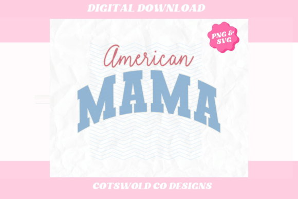 American Mama Varsity PNG SVG Design Review