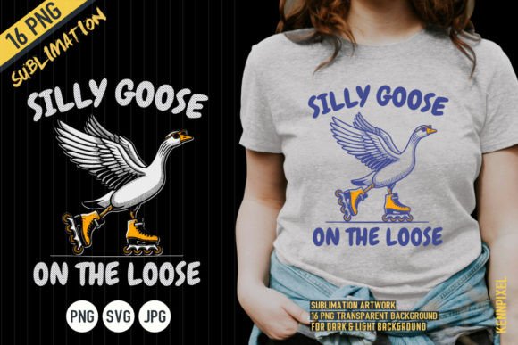 Goose Playing Retro Rollerblade Shirt Review