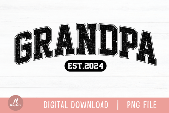 Grandpa Est.2024 Retro Varsity PNG Review