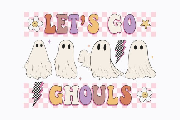 Halloween Ghost Witch Boo Pumpkin Retro Review