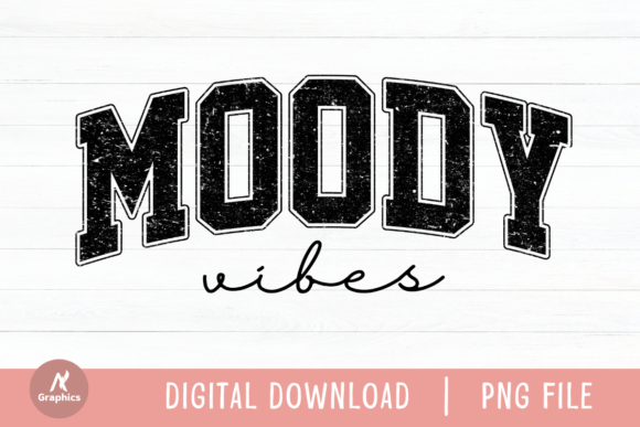 Moody Vibes Retro Varsity PNG Review