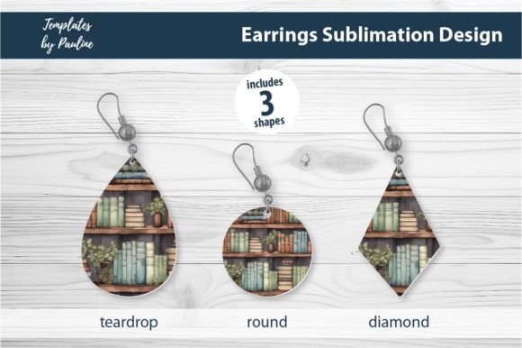 Old Book Lover Earring Sublimation Review