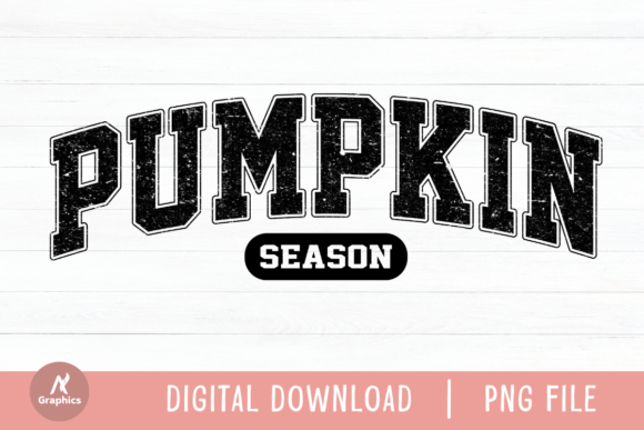 Pumpkin Season Retro Varsity PNG Review