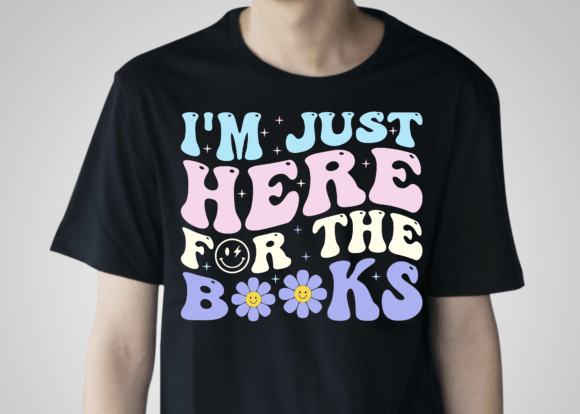 Retro Just Here for the Books Book Lover Review