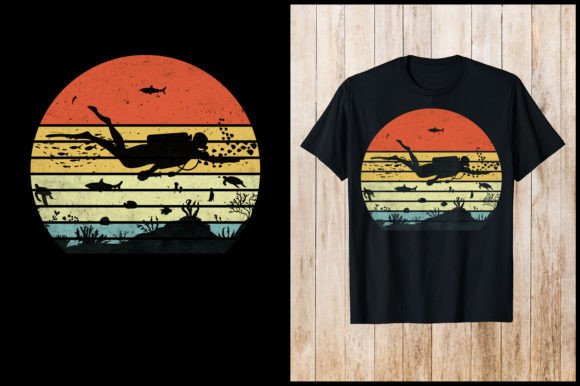 Scuba Diving Retro T-shirt Review