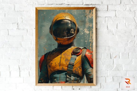 Vintage Retro Astronaut Wall Art Review